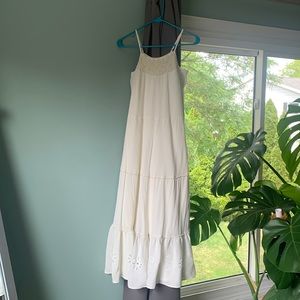 Lauren Conrad ivory maxi dress